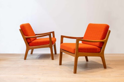 Senator model armchairs by Ole Wanscher, Cado edition