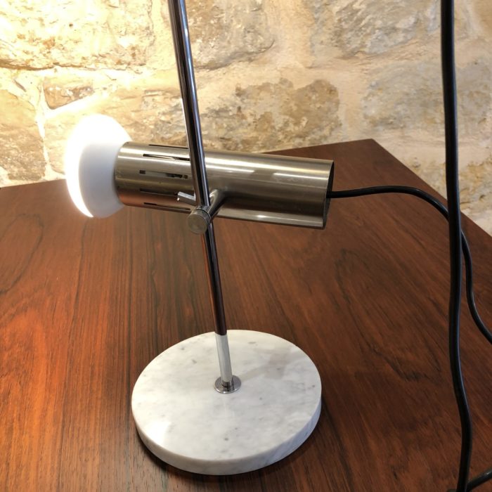 Alain Richard pour Disderot lampe de table modèle A4 base marbre double spot